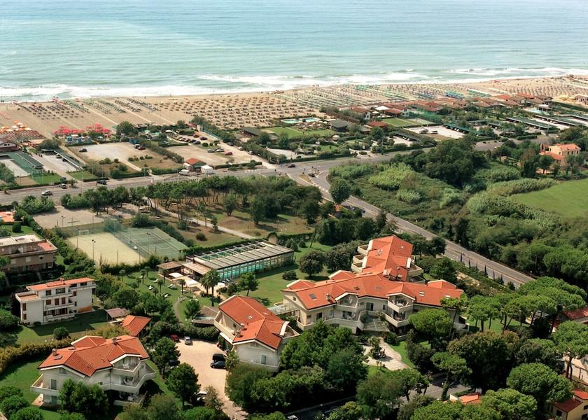 Tuscany Montignoso Aerial view