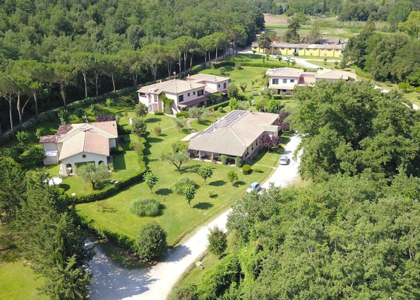 Tuscany Gavorrano Aerial view