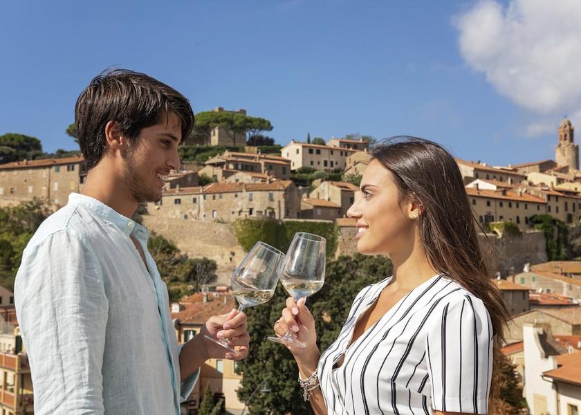 Tuscany Castiglione Della Pescaia City View from Property