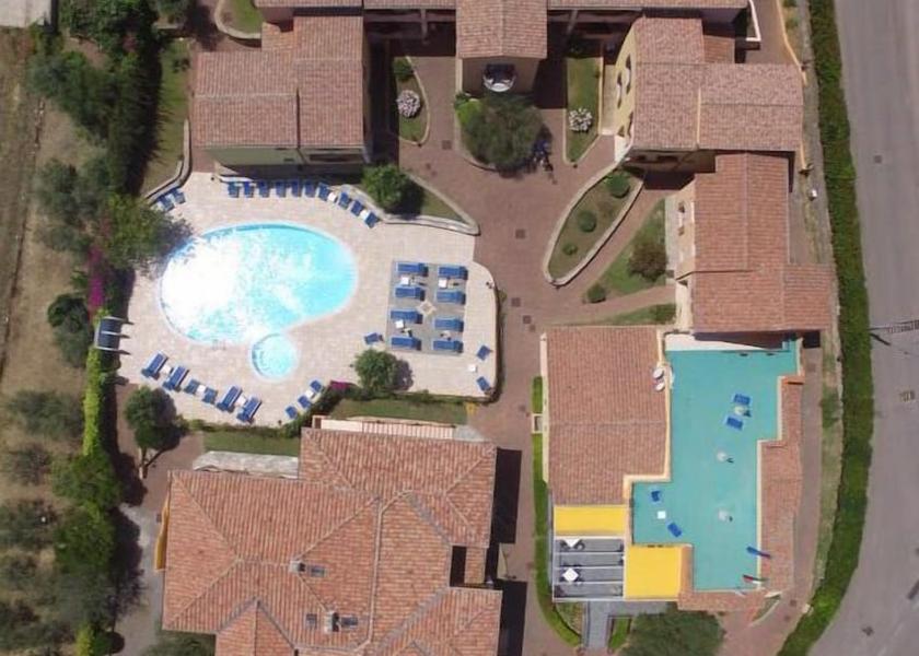Sardinia Budoni Aerial View