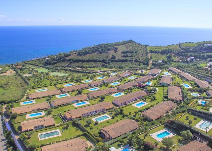Sardinia Tertenia Aerial View