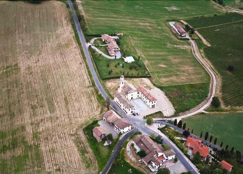 Lombardy Calvignano Aerial View