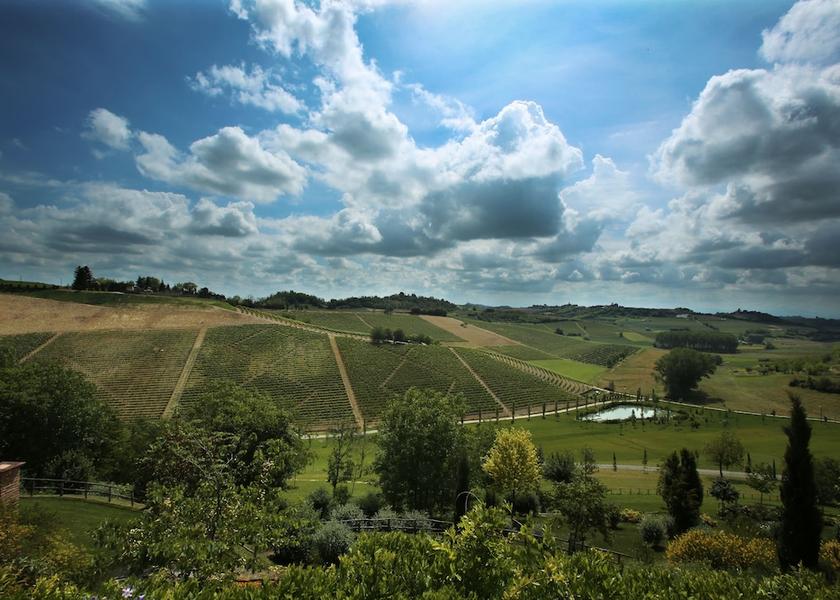 Piedmont Grazzano Badoglio View from Property
