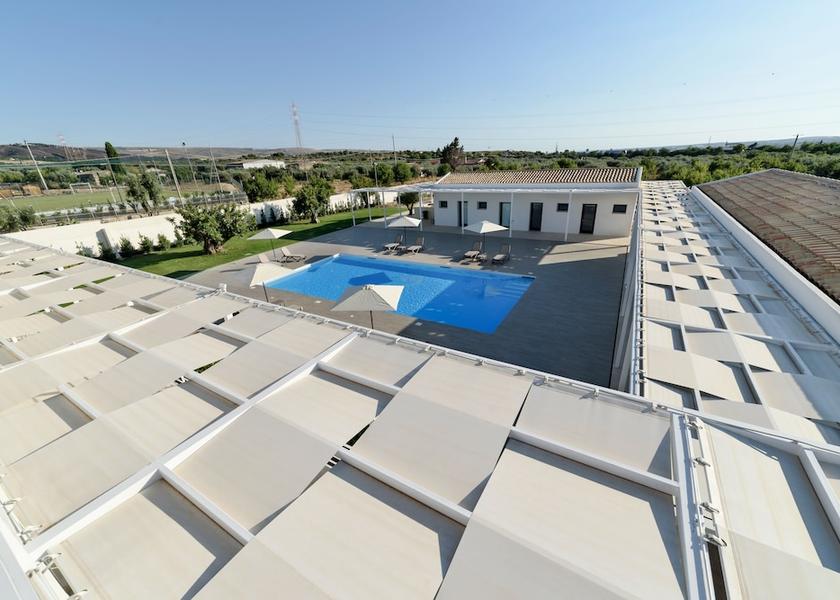 Sicily Chiaramonte Gulfi Aerial View