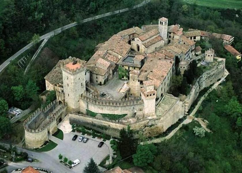 Emilia-Romagna Vernasca Aerial View