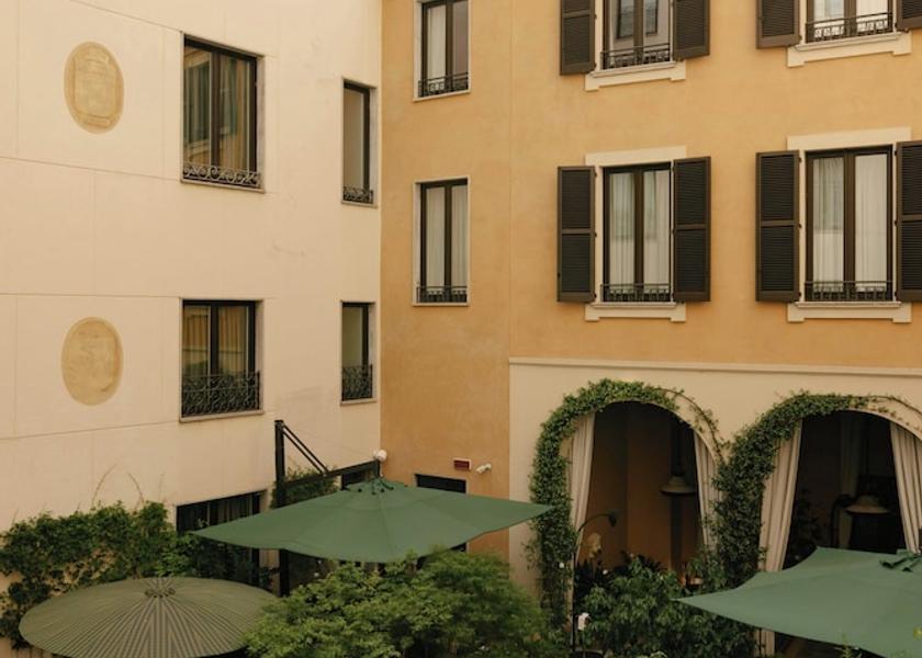 Lombardy Milan Courtyard view