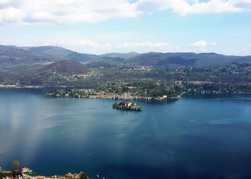 Piedmont Gozzano Aerial View