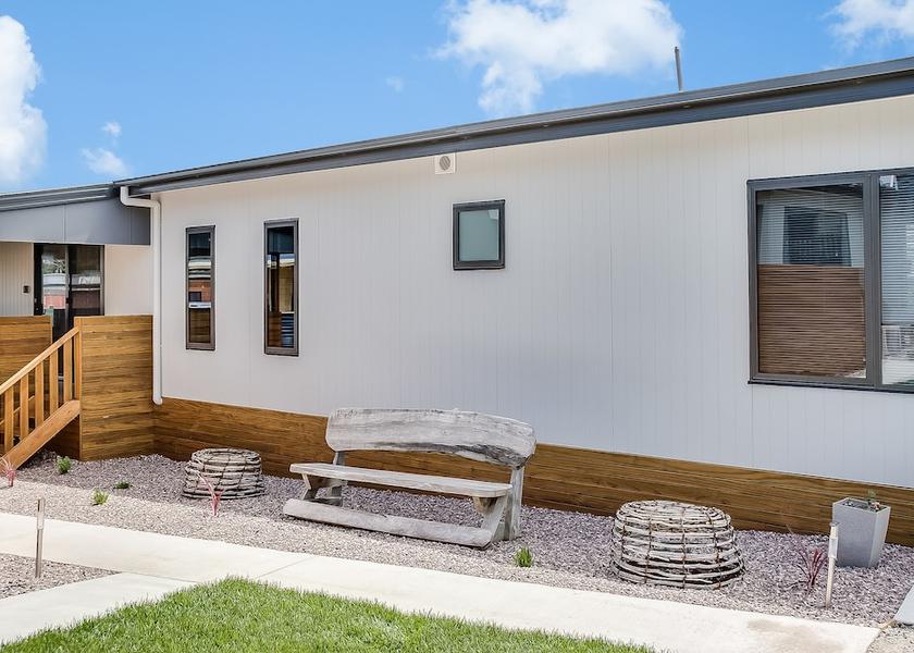 Tasmania Bicheno Courtyard view