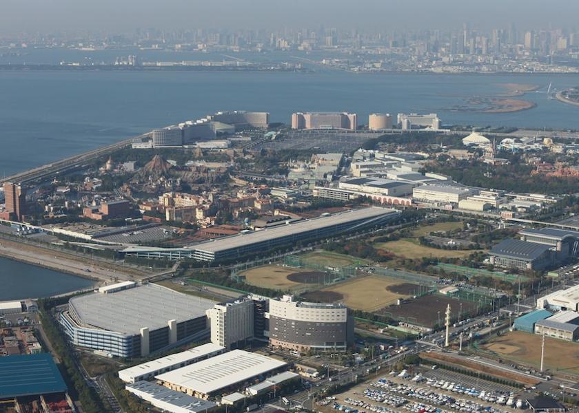 Chiba (prefecture) Urayasu Aerial View