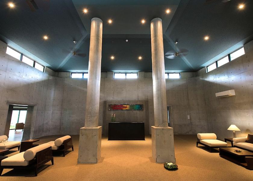 Okinawa Nakijin Lobby sitting area