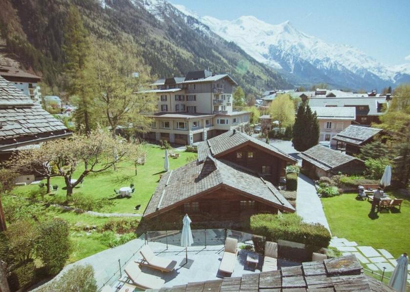 Auvergne-Rhone-Alpes Chamonix-Mont-Blanc Aerial View