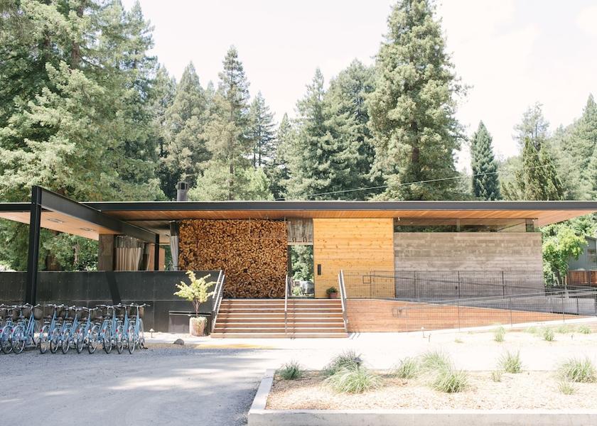 California Guerneville Facade