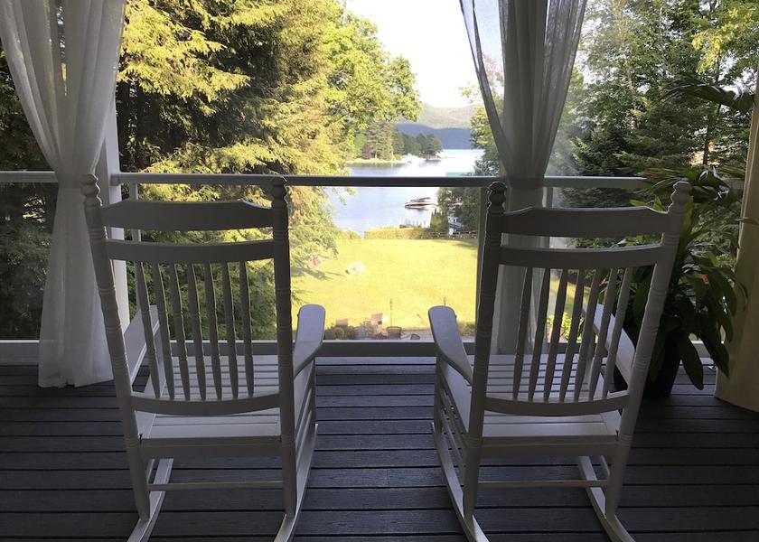 New York Bolton Landing Balcony View