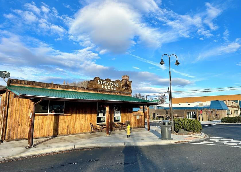 Washington Soap Lake Facade