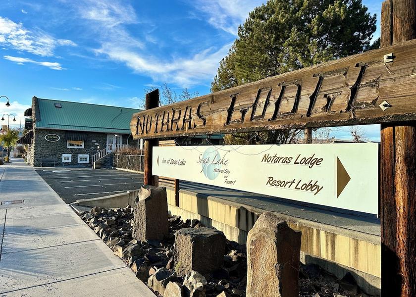 Washington Soap Lake Facade