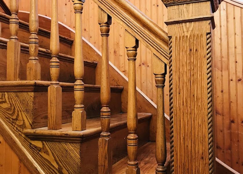 Massachusetts Boston Staircase