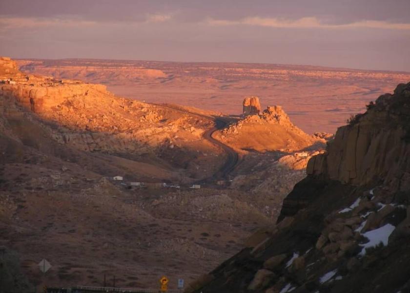 Arizona Second Mesa Aerial View