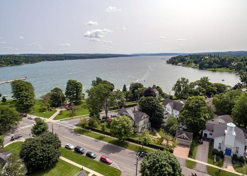 New York Skaneateles Aerial View