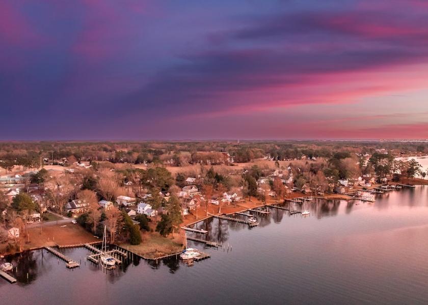 North Carolina Bath Exterior Detail