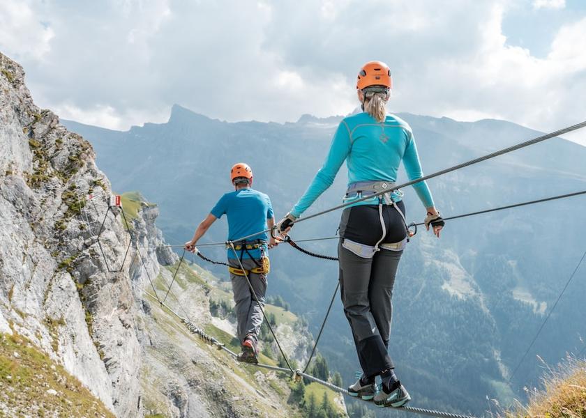 Valais Leukerbad Outdoor rock climbing