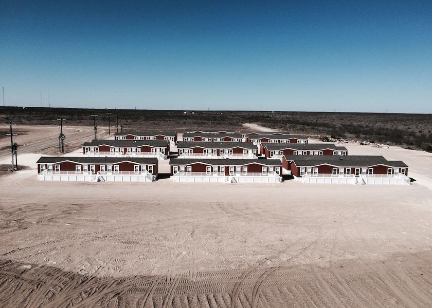 Texas Big Lake Aerial View