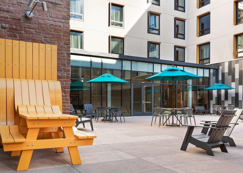 Colorado Boulder Courtyard