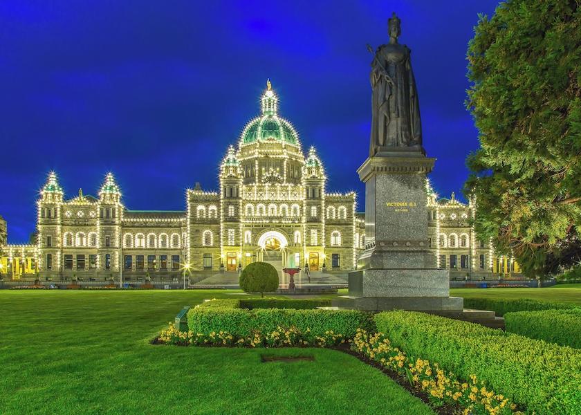 British Columbia Victoria City View from Property