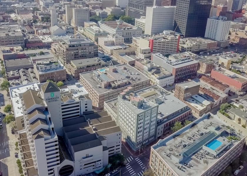 Louisiana New Orleans Aerial View