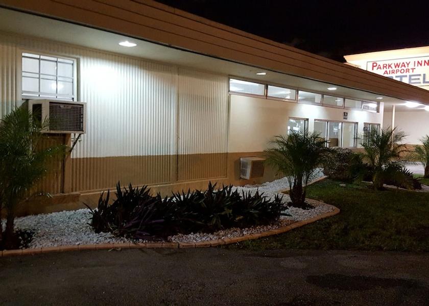 Front of property - evening/night