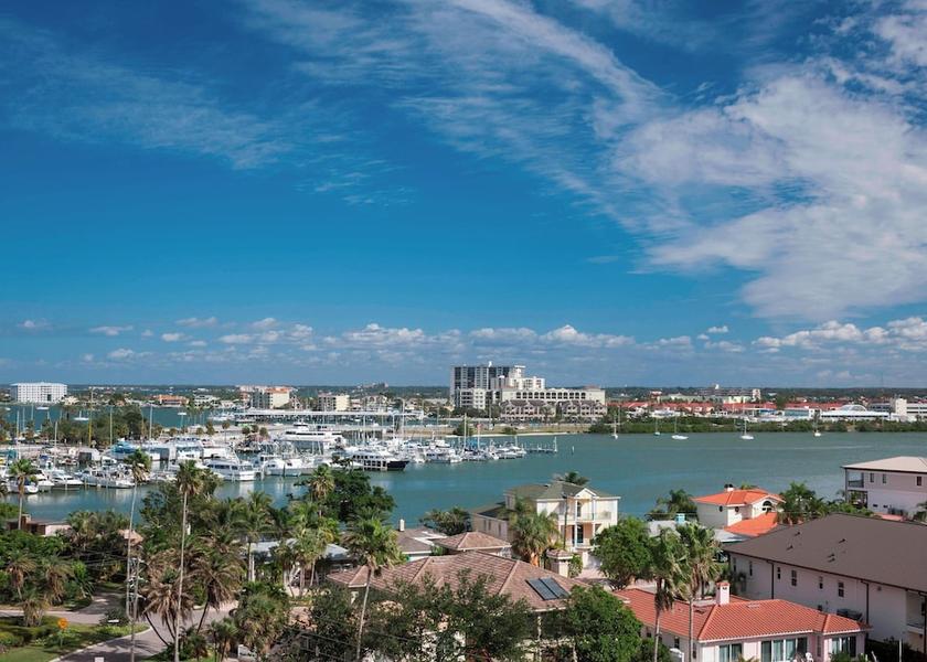 Florida Clearwater Beach View from Property