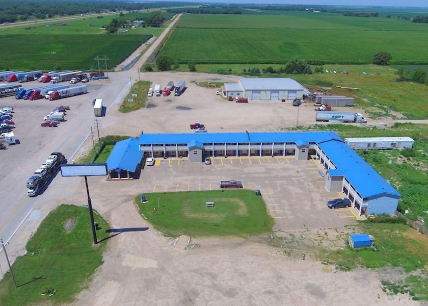 Nebraska Elm Creek City View from Property