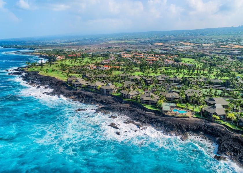 Hawaii Kailua-Kona Aerial View