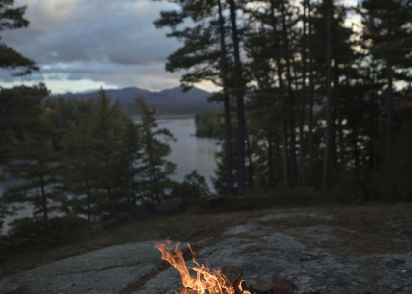 New York Saranac Lake Exterior Detail