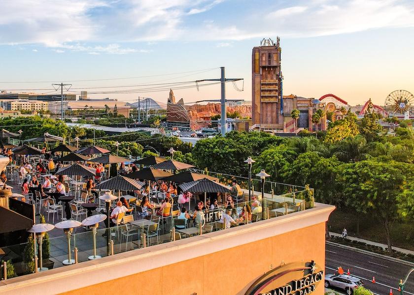 California Anaheim Rooftop terrace