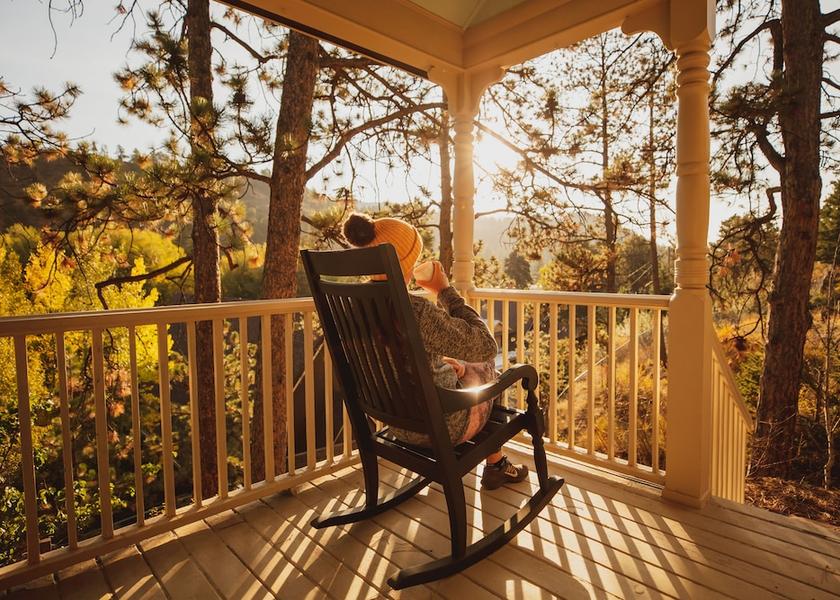 Colorado Green Mountain Falls Porch