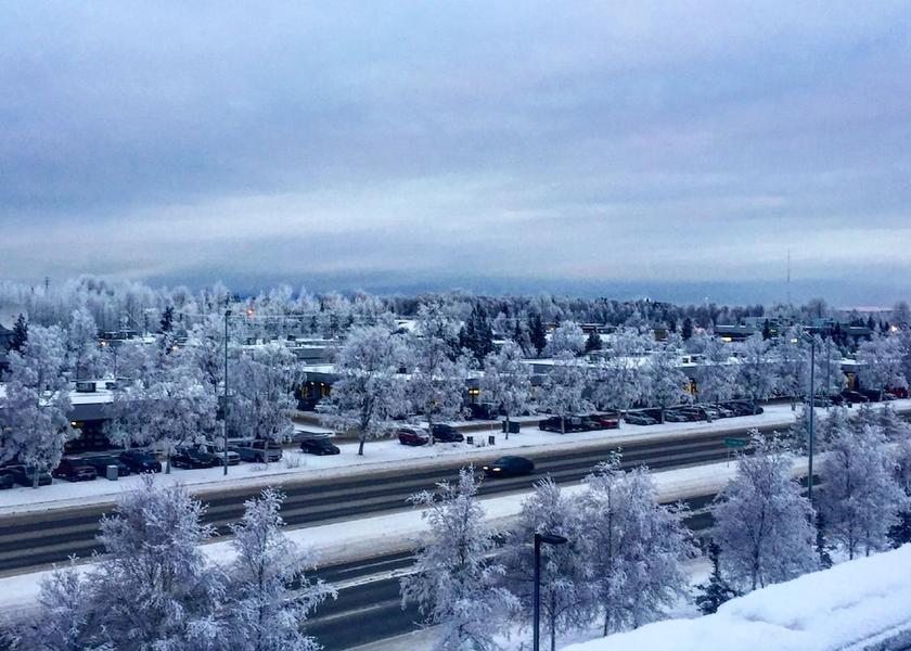 Alaska Anchorage View from Property