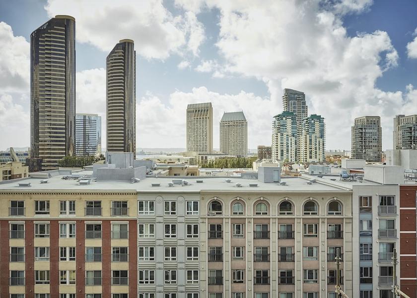 California San Diego View from property