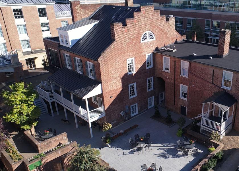 Virginia Charlottesville Courtyard