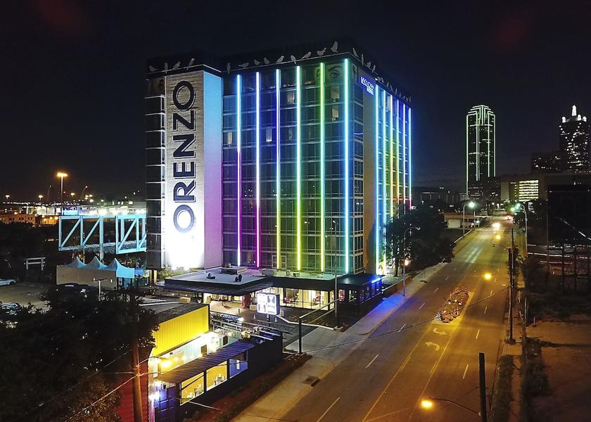 Front of property - evening/night