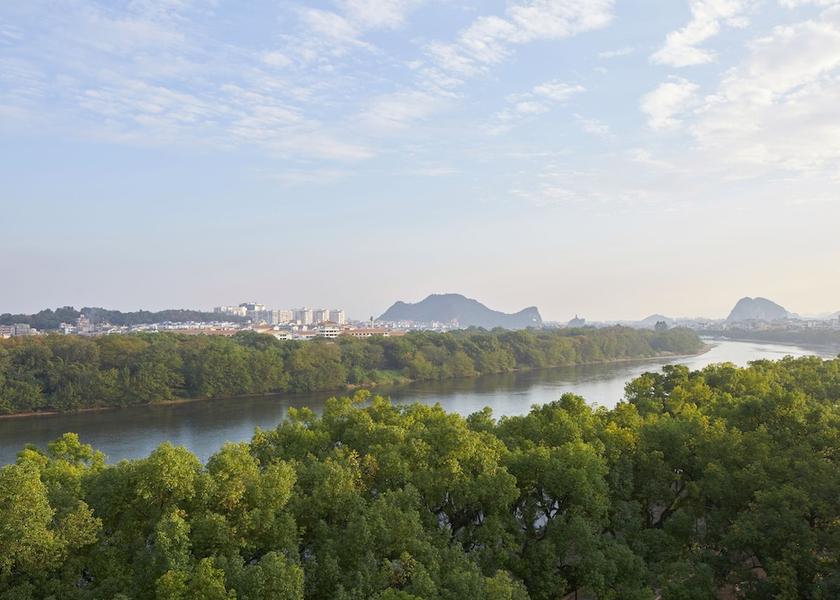 Guangxi Guilin City view from property