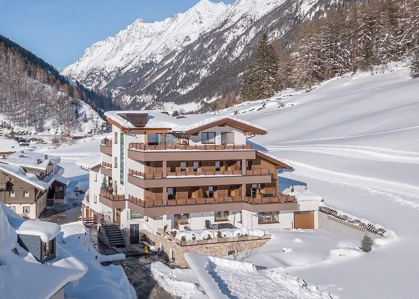 Tyrol Soelden Aerial view