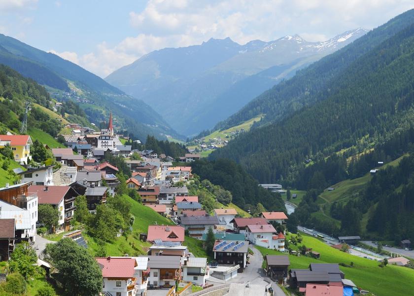 Tyrol Kappl Mountain view