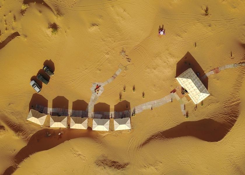 Drâa-Tafilalet Taouz Aerial View