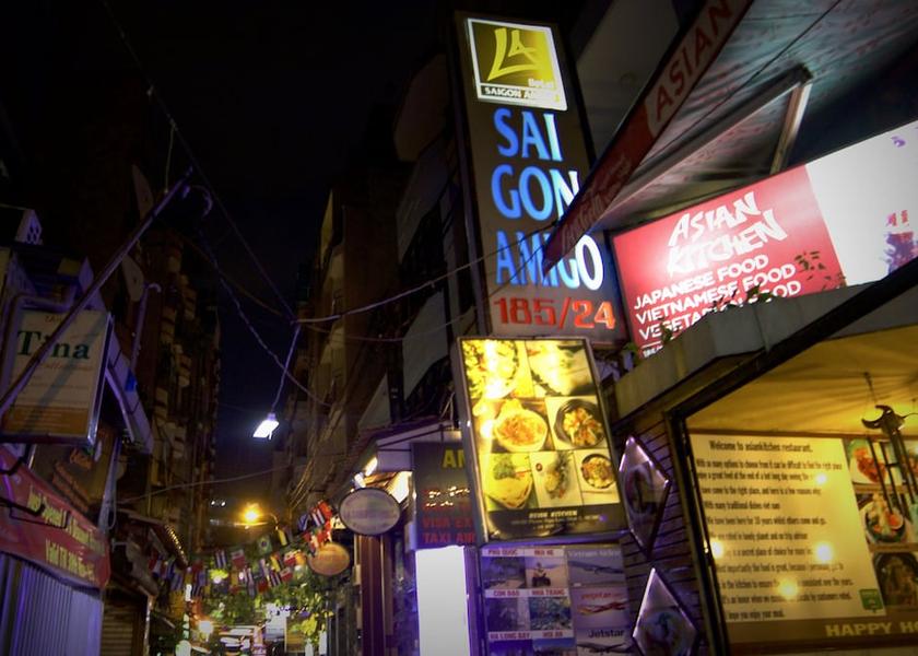 Ho Chi Minh Municipality Ho Chi Minh City Front of property - evening/night