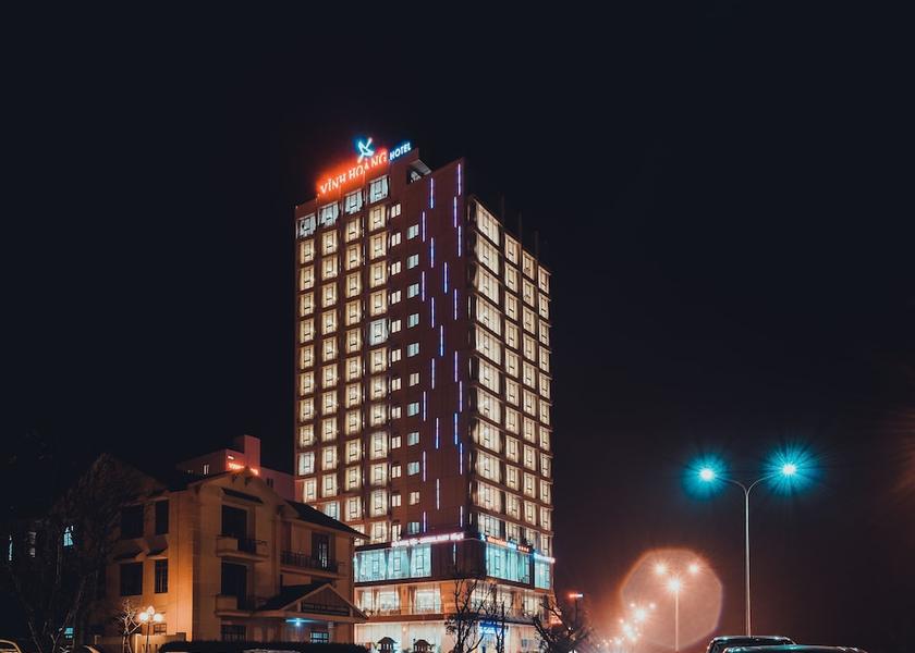 Quang Binh Dong Hoi Front of property - evening/night