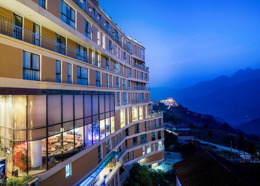 Lao Cai Province Sa Pa Front of property - evening/night