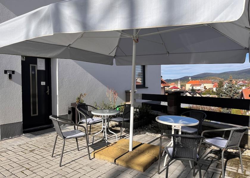 South Bohemia (region) Cesky Krumlov Terrace