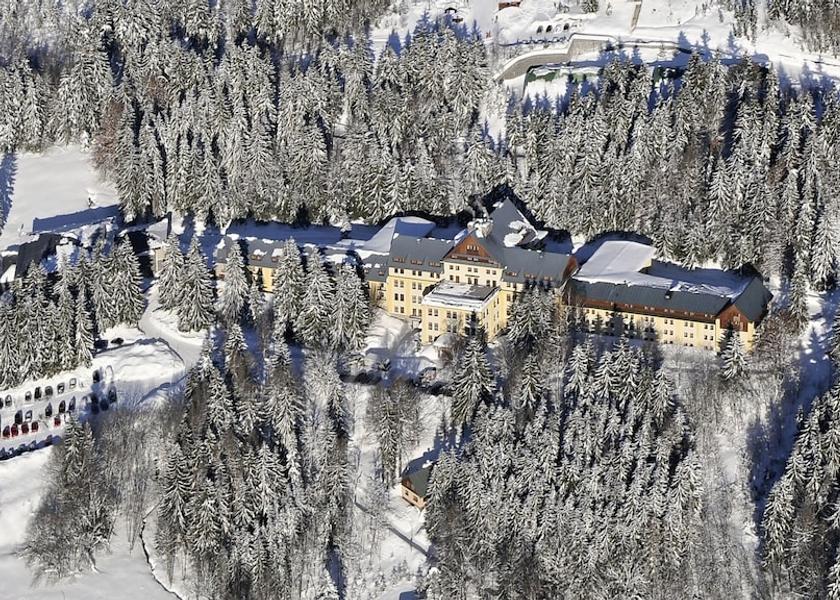 Hradec Kralove (region) Spindleruv Mlyn Aerial View
