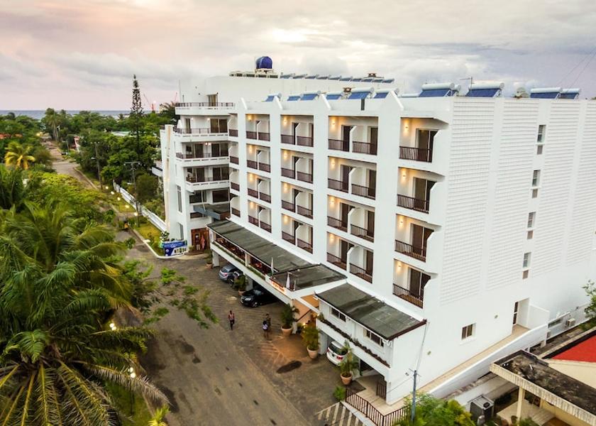 Front of property - evening/night