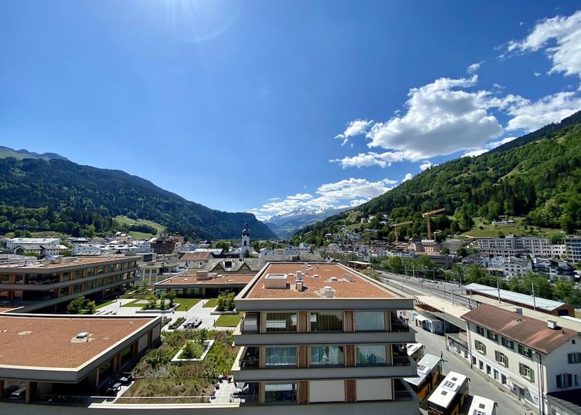 Graubünden Ilanz City view